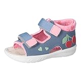 RICOSTA Mädchen Sandalen Kittie, Kinder Lauflernschuhe, Weite: Mittel, waschbar, Freizeitschuhe, offene Schuhe, Pavone/Mallow (140), 25 EU