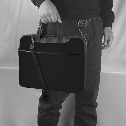 Bolsa para laptop negra 15.6 pulgadas impermeable miniatura 2