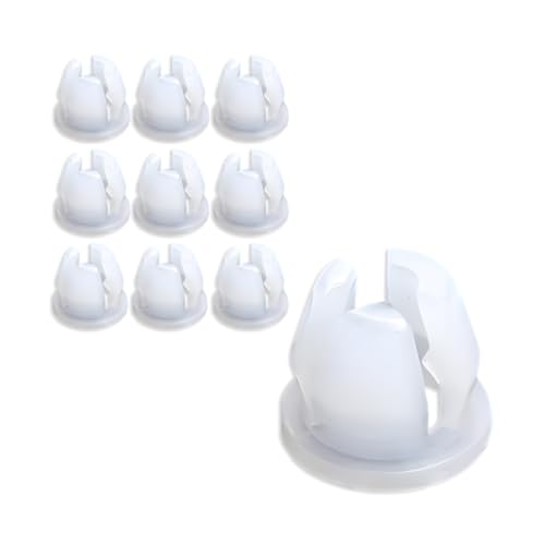 Bittwee 10PCS Car Headlamp Mounting Assembly Grommet Retaining Clip, OEM# N811169S 90189-06111 Vehicle Headlight Retainer Nut, Auto Turn Signal Housing Fastener Replacement Accessories