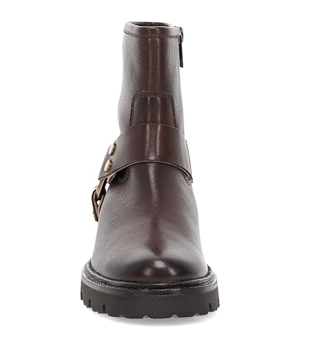 Frye Olivia Harness Short Boots for Women - Soft Leather & Suede, Chunky Heel, EVA Outsole, Versatile Colors4