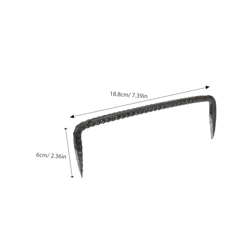 2pcs Clavos doble punta galvanizados para carpintería con puntas punzantes miniatura 2