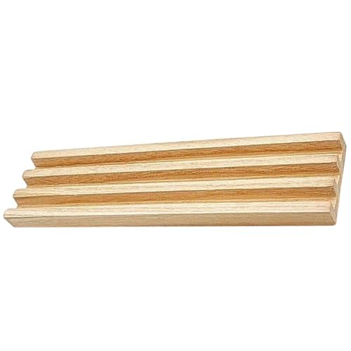 Bandeja de dominó de madera Minkissy con base de pino