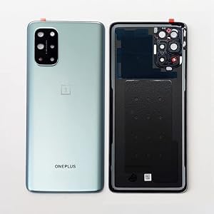 Image of Docile Back Panel Compatible for OnePlus 8T Back Panel : Silver