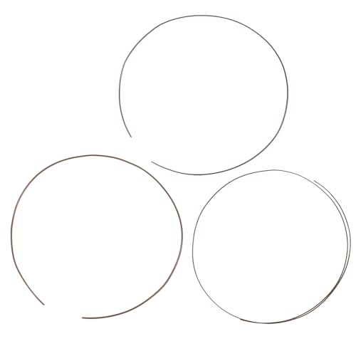 CHGCRAFT 3 Stück 3 Stil Hochtemperaturbeständiger Wolframdraht für Töpferarbeiten Töpferei Werkzeuge Kits 39 Zoll/1m lang