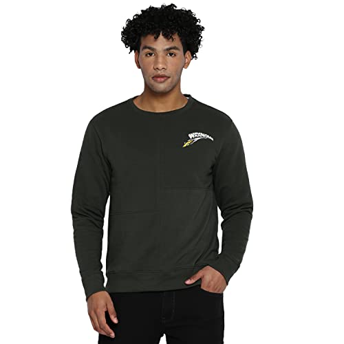 Image of Wrangler Men Deep Forest Knitted T-Shirts