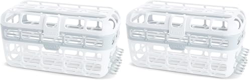 Image of Munchkin Dishwasher Basket, High Capacity | 2 Pack | Grey