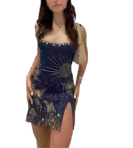Women's 3D Sun Printed Halter Dress Casual Holiday Valentine's Day Prom Evening Gowns4