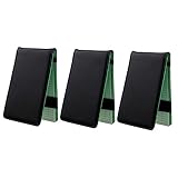 DECOMELODY 3個録ノート ック ー製 アカード ダー 簡 に折り めて 久性 スリッ