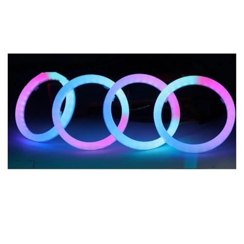Kit halo DRL LED con señal de giro y control por app para proyectores de faros