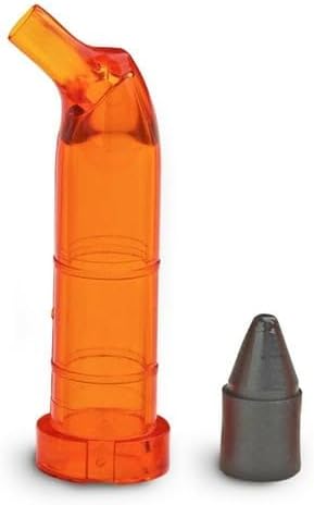 High Viscosity Dental Photoblock Tubes & Plugs – Pack of 100 Tubes & 100 Plugs – Orange