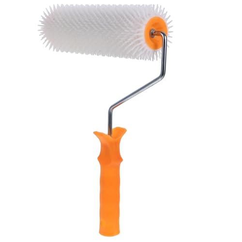 HOMOCONO Para Pisos Autonivelantes Púas 9 Pulgadas (23 Cm) y Diente De 14 Mm, Material Duradero, Mango Orificio Para Colgar, 1 Unidad Para Suelos De Cemento y Bricolaje