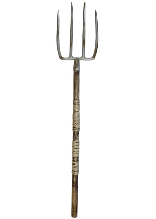 Struts Halloween Scarecrow Large Prop Pitchfork, Grey, 108cm