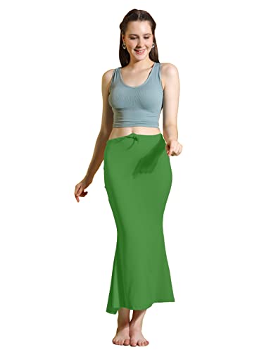 Image of Amazon Brand - Anarva Women Cotton Blended Saree Shapewear Regular Petticoat Skirt For Saree