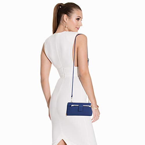 Image of K . A Womens Wristlet Wallet Crossbody Bag Cellphone Purse Handbag RFID Card Slots 2 Strap Wrist