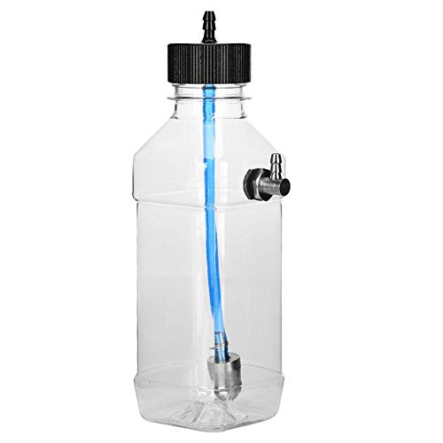 SUNWOW RC Engine Gas Fuel Tank, Remote Control Model Accessory Parts Transparent Plastic Fuel Tank for RC Airplane(260ml(15-20CCFor Aircraft))