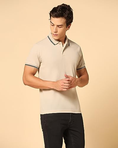 Image of INKKR Men's Solid Polo Collared Neck Stylish T-Shirt Combo