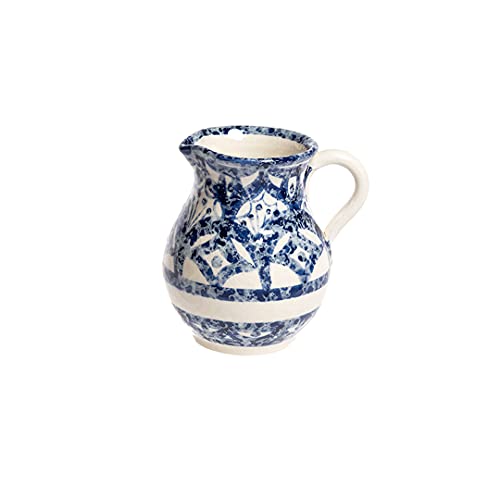 Jarra Pequeña 350 ml. Andalucía Vintage. Accesorios de mesa y cocina. Artículos de Regalo. Cerámica Artesanal Mediterránea. Útiles de Cocina y Mesa Cover