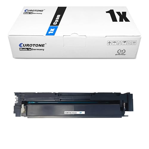 Toner cyan compatible Canon 067H pour LBP633Cdw et MF657Cdw avec puce Eurotone