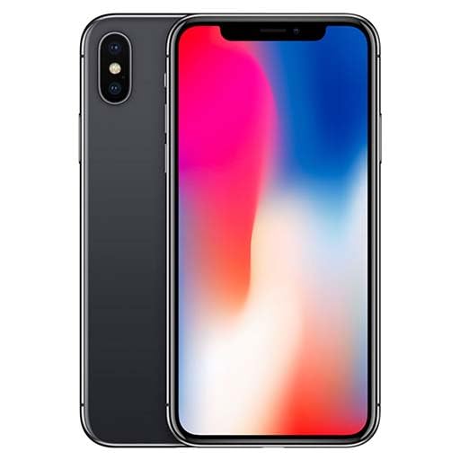 Apple iPhone X - Space Grey - 64GB - Renewed As New with 1 Year Warranty (64GB, Space Grey)