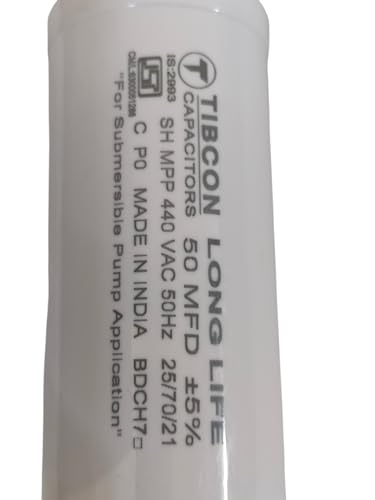 Image of 50 MFD 440 VAC CAPACITOR FOR SUBMERSIBLE (PACK OF 1)