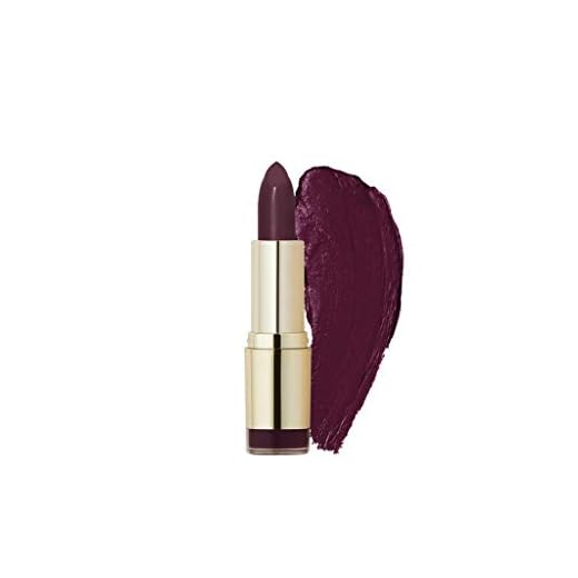 Milani Color Statement Lipstick - Black Cherry, Cruelty-Free Nourishing Lip Stick in Vibrant Shades, Red Lipstick, 0.14 Ounce
