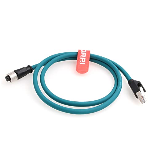 Cable Cat6a M12 A-Code a RJ45 1 m para cámara miniatura 1