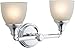 Wall Sconce by KOHLER, Double Wall Sconce, Devonshire Collection, Polished Chrome, K-10571-CP