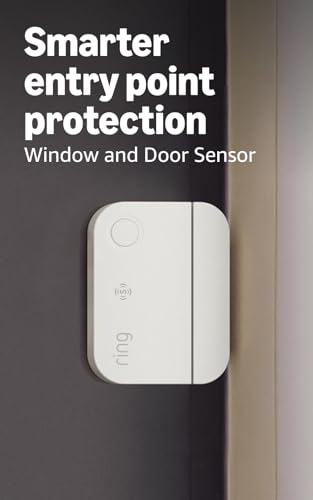 Ring Wired Doorbell (newest model), Speckled Gray with Window &amp; Door Sensor - image 5