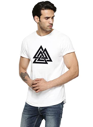 Image of ADRO Men's 100% Cotton Regular Fit T-Shirt
