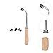 Bothyi Floor Groover,Grooving Tool Hand Tool Flooring Tool Wood Grooving Gouge Slotting Tool with Replacement Heads for Kitchen Home
