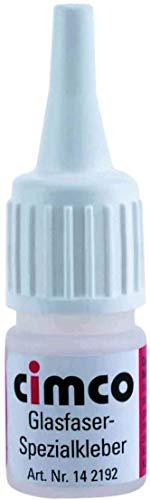 Cimco 14 2192 Glasfaser Fixkleber - Sekundenkleber - 3 Gramm Flasche