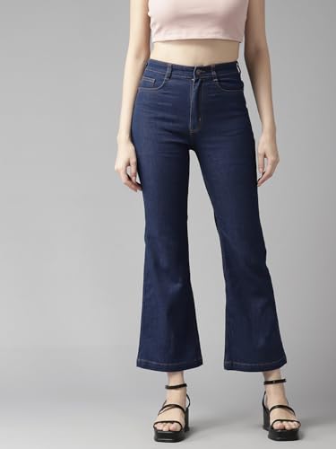Image of GUTI Womens High Rise Crop Length Jeans()