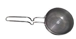POOJA ECOMMERCE Hard-Anodized Aluminum Tadka Pan- Black