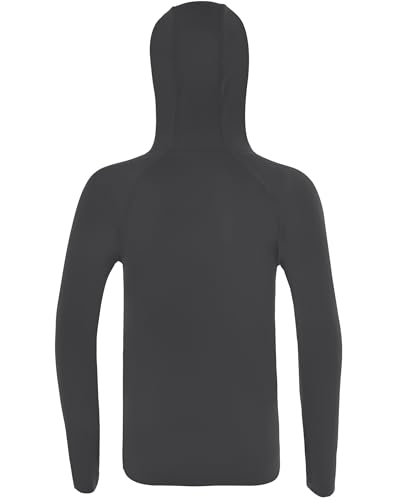 Image of Boys Rash Guard Hoodie UPF 50+ Long Sleeve Sun Protection Swim Shirt
