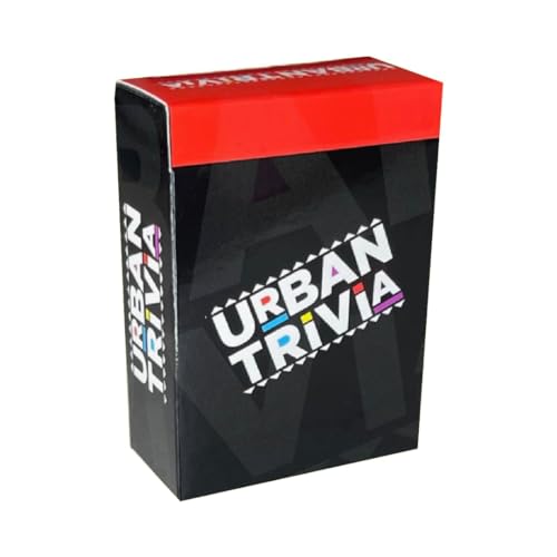 Urban Trivia - Black Card Game for The Culture! Fun Trivia on Black TV, Movies, Music, Sports, & Growing Up Black! Great Trivia for Adult Game Nights and Family Gatherings.