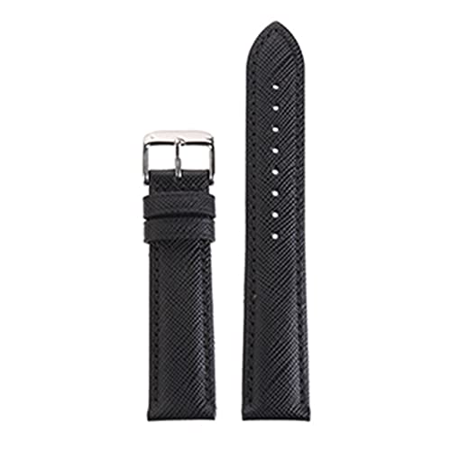 Bracelet de montre en cuir confortable pour peaux sensibles unisex