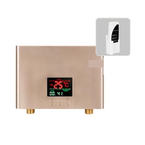 Termo Electrico, Calentador De Agua Instantáneo De 3KW/5,5 KW, Calentamiento Rápido, Conversión De Frecuencia Inteligente, Calentador De Agua Con Control Remoto De Temperatura Constante,Para cocina,
