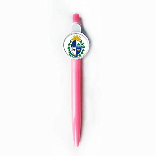 Stylo à bille rétractable bleu Uruguay pour écrire sans tache ni fatigue