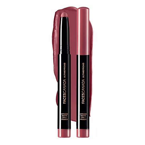 Faces Canada Hd Intense Matte Lipstick, Feather Light Comfort, 10 Hrs Stay, Primer Infused, Flawless Hd Finish, Made In Germany, Brown, Red, Pink, Purple, Nude Lip Color, Magnetic, 0.05 Oz