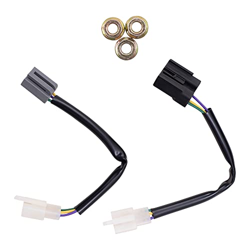 Brock Aftermarket Replacement Driver Left Passenger Right Power Mirror Paint To Match Black Without Heat-Signal With Adapter Set Compatible With 1997-2003 Ford F-150 Standard Cab/Extended Cab #TOP5
