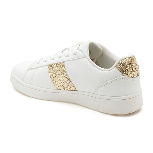 Image of U.S. Polo ASSN. Kate 3.0 Off White Sneakers Shoes with Premium Upper
