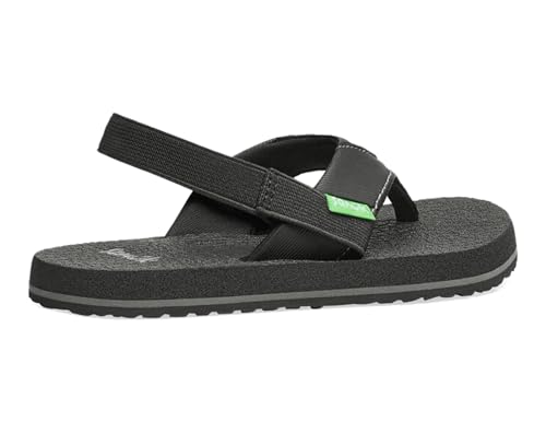 Image of Sanuk Kids unisex-kids Root Beer Cozy Flip Flop