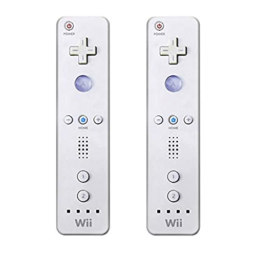 Wii Remote Controller White [2 Pack] (Renewed)