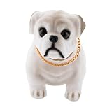 Entrez dans un large usage]: Cette poupee de chien hochant la tête est un compagnon délicieux et relaxant que vous pouvez placer sur votre tableau de bord de voiture, votre chambre, votre bureau ou tout autre endroit dont vous avez besoin.