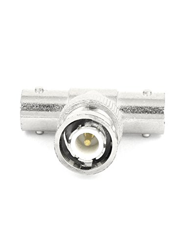 uxcell 5Pcs BNC Macho a Doble BNC Hembra Divisor conector miniatura 2