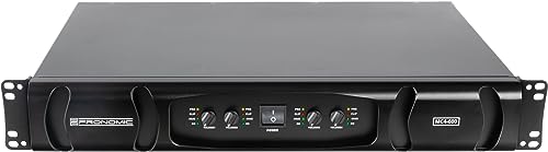 Pronomic MC4-600 Endstufe - Ausgangsleistung (8 Ohm): 4x 600 Watt - Ausgangsleistung (4 Ohm): 4x 900 Watt - Stereo- oder Parallel-Modus - Einstellbare Crossover-Frequenz - Schaltungstyp: Class D