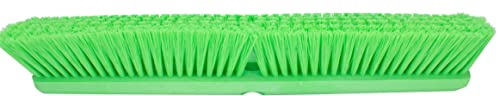 Tête de balai industriel extérieur cuisine béton 45,7 cm vert citron