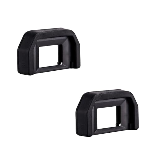 Visor Ocular De Silicona Suave EF, 2 Unidades, Compatible con Canon EOS, 800D, 750D, 700D, 3000D, 1500D, 1300D, 1100D, 1000D, 77D, 250D Y 200DII.