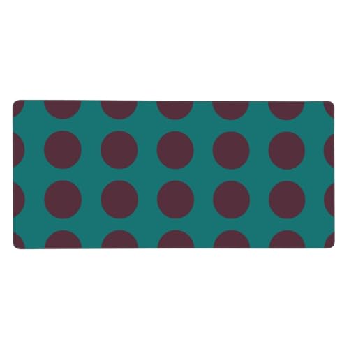 Grand tapis de souris de jeu aux bords cousus et finitions premium bohème