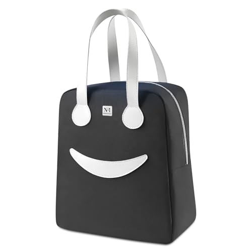 Image of NFI essentials Insulated Lunch Bag for Men Women Large Tiffin Carry Bag Travel Lunch Box Organizer for Office, School, College, Leak-Proof Lunch Cooler Bag